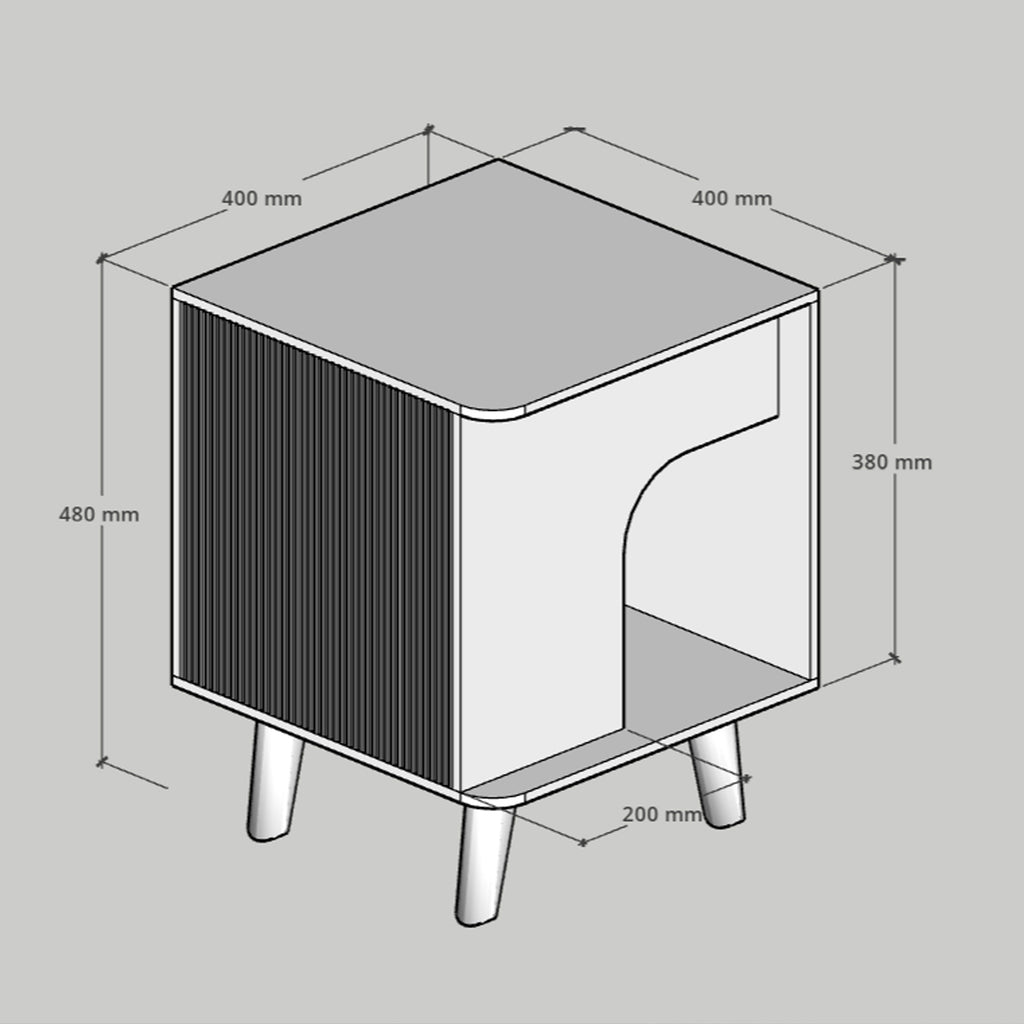 MCM - 3 w 1 - domek dla kota z drapakiem