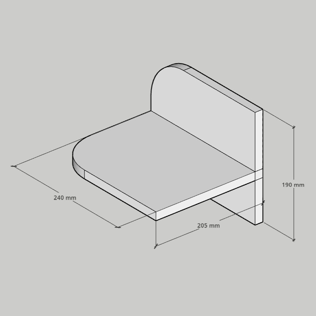 MCM - półka ścienna dla kota