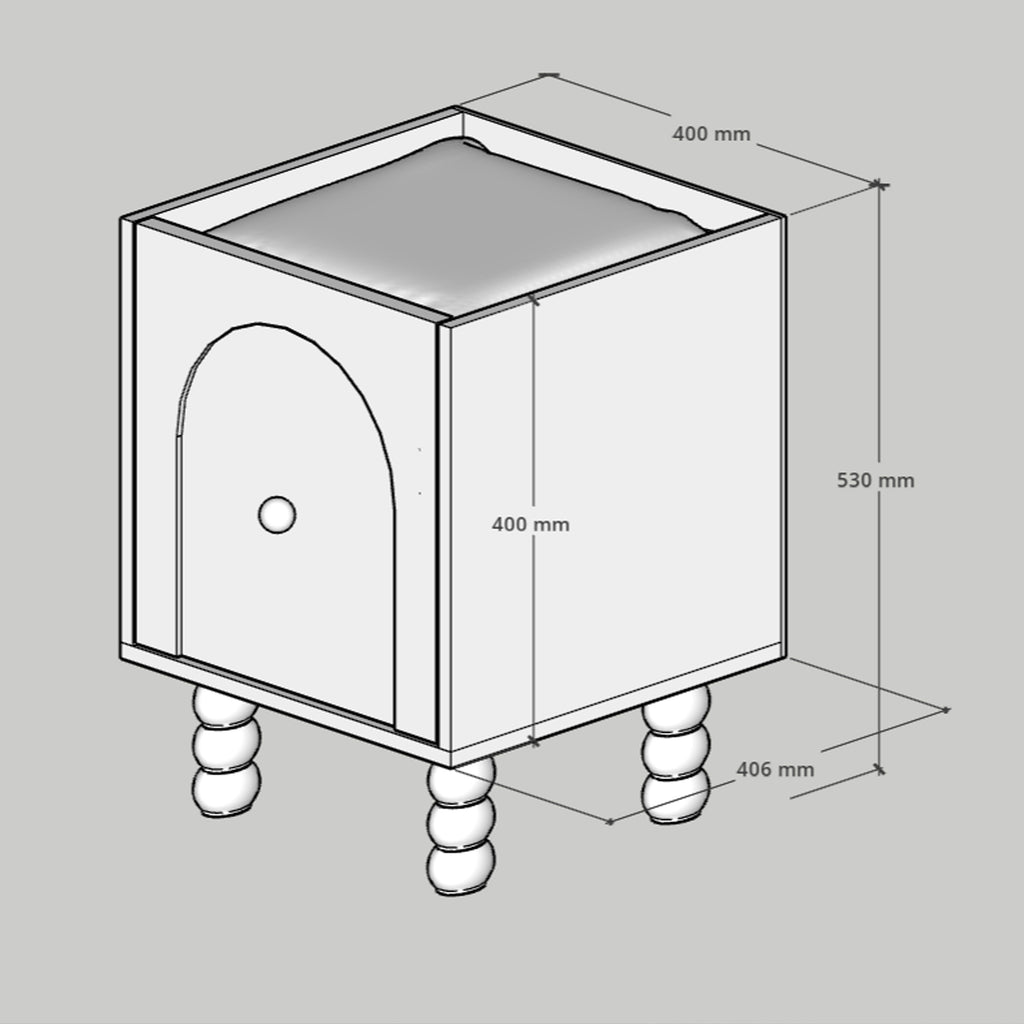 Poppy - szafka z legowiskiem dla kota